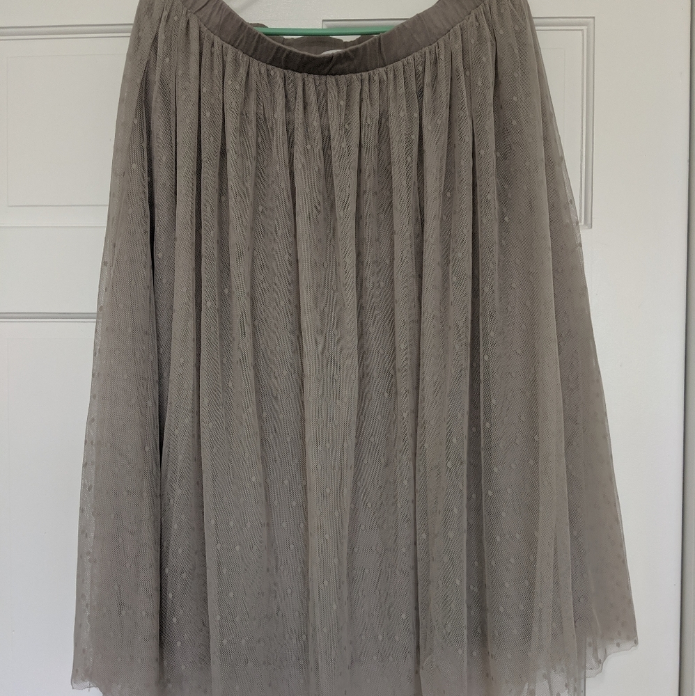 Garnet Hill Prima Tulle Skirt sz Large